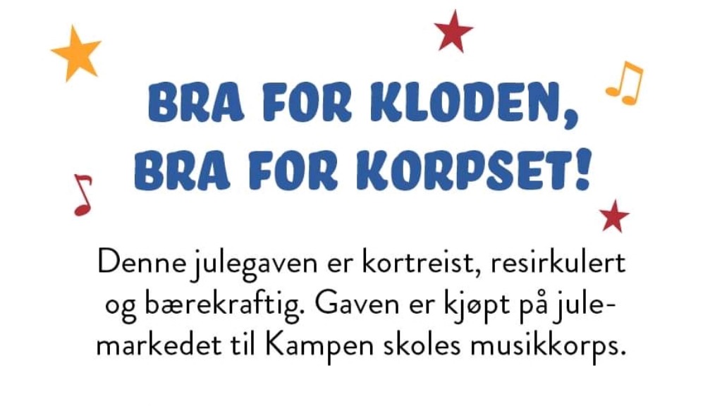 Kampen skoles musikkorps julemarked