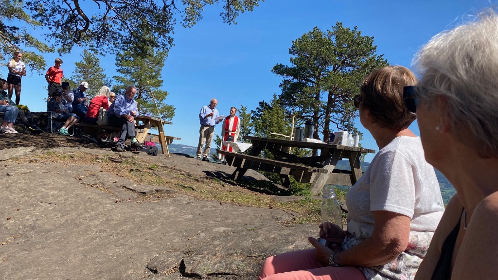 Gudstjeneste på Sølvsberget 2020