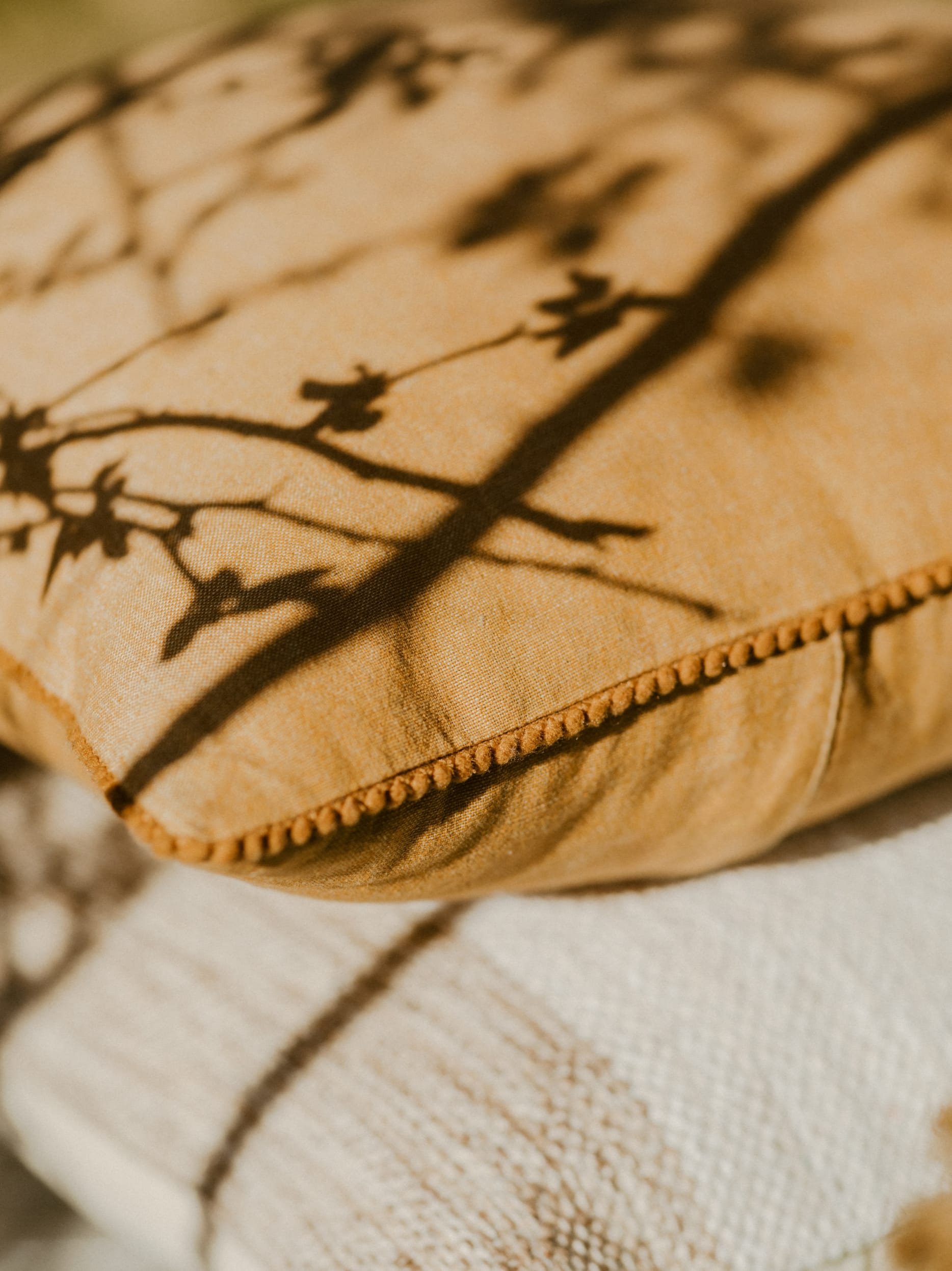 Cojín cuadrado en algodón (45x45 cm) Marmai