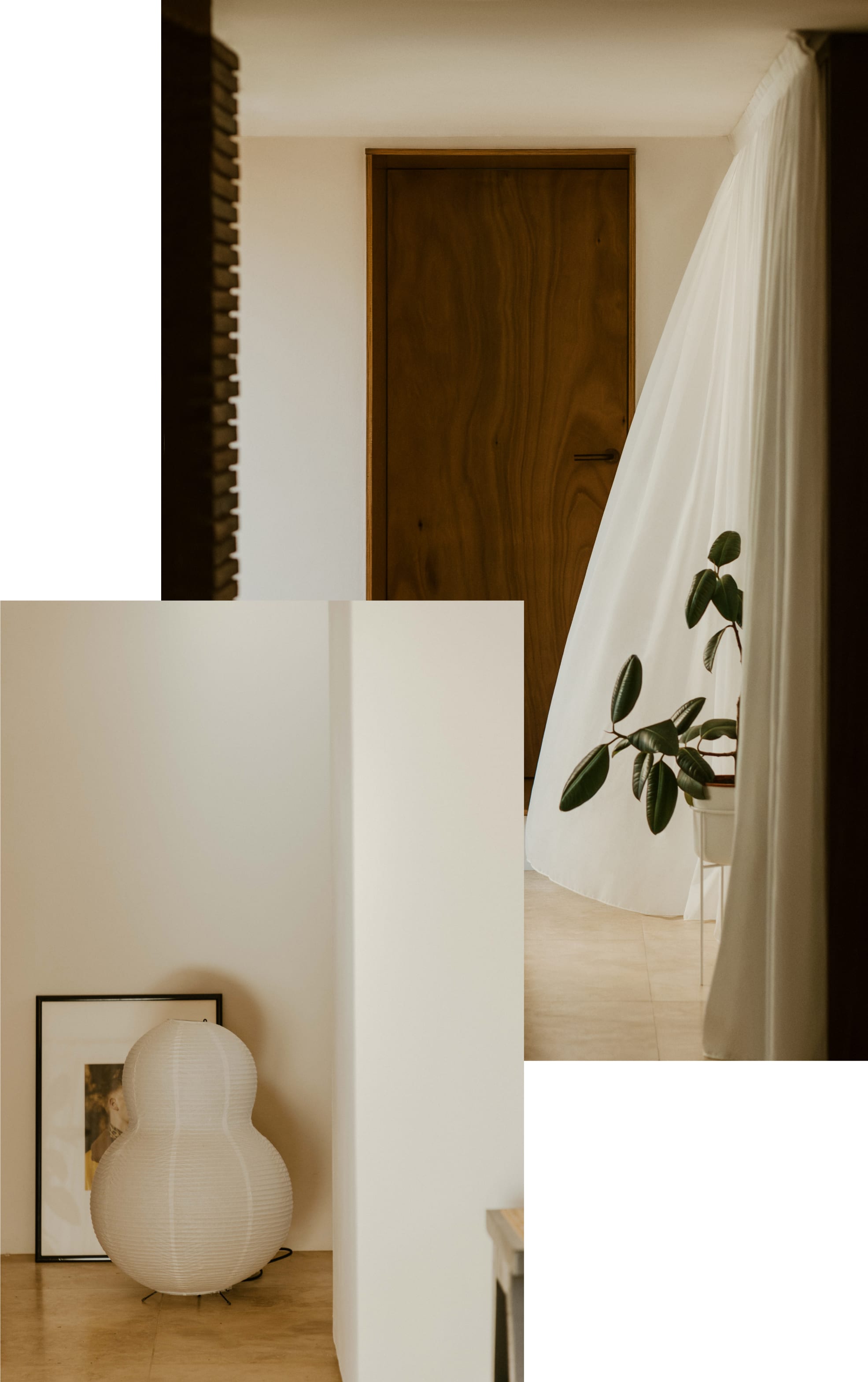 Lámpara de Pie en Papel de Arroz (↑63 cm) Marlier    