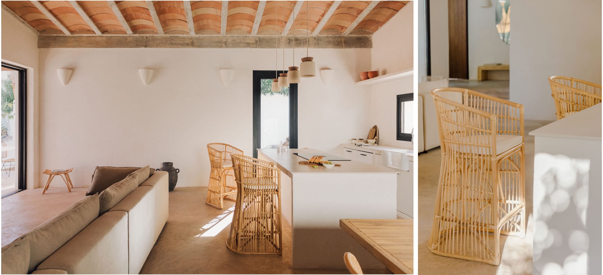 Banqueta alta em Ratan Izabal Style