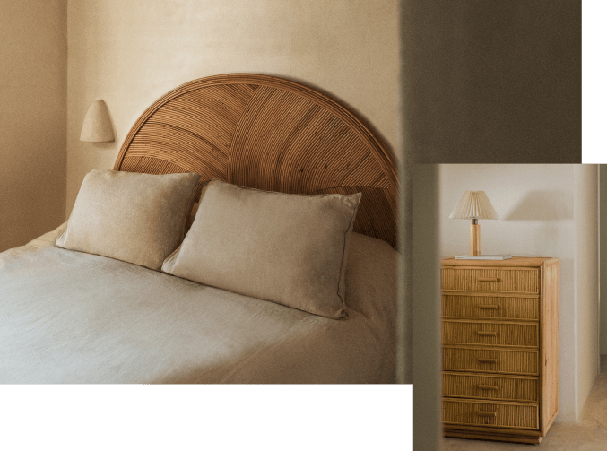 Banqueta alta em Ratan Izabal Style