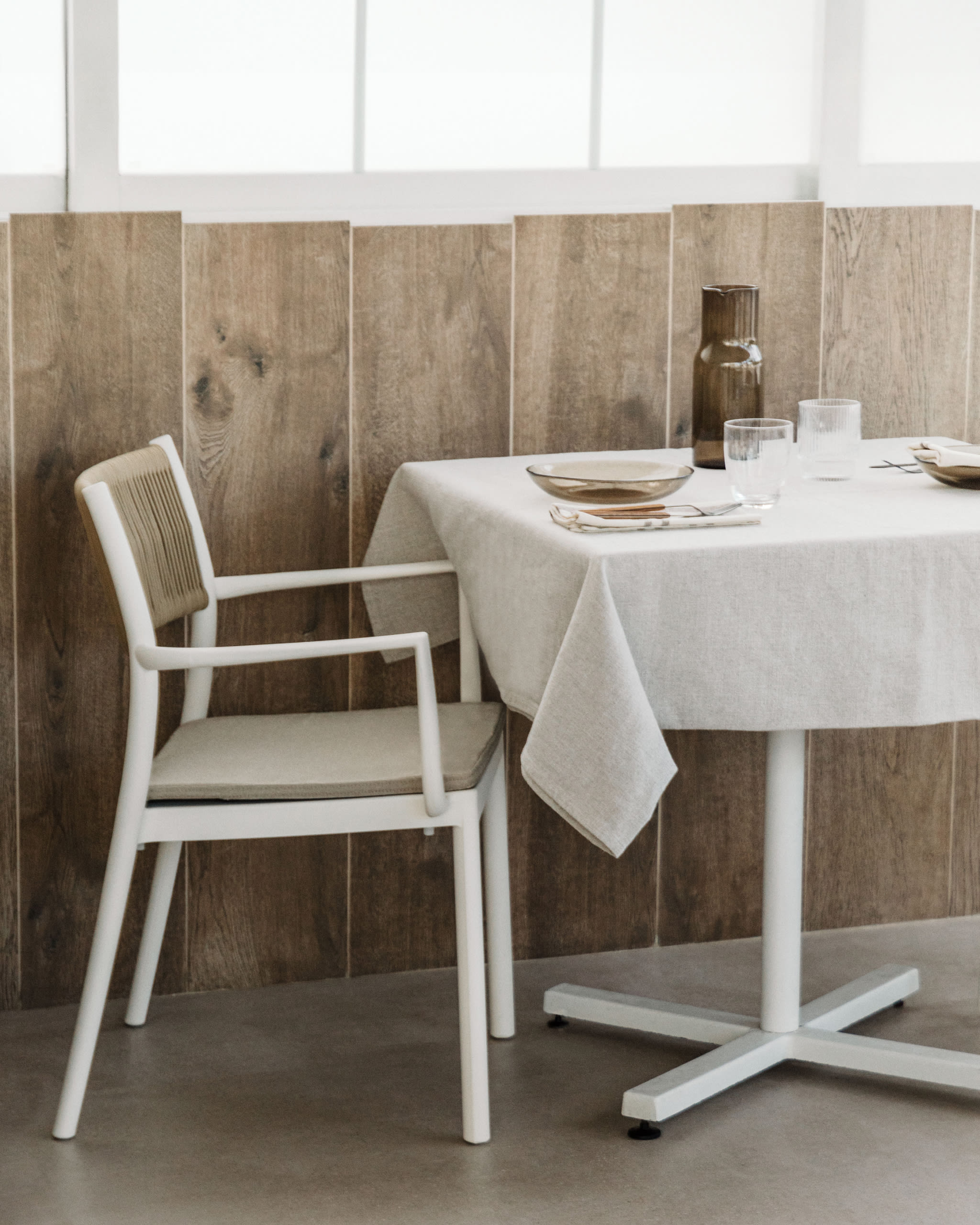 Favila Stackable Dining Chair with Armrests