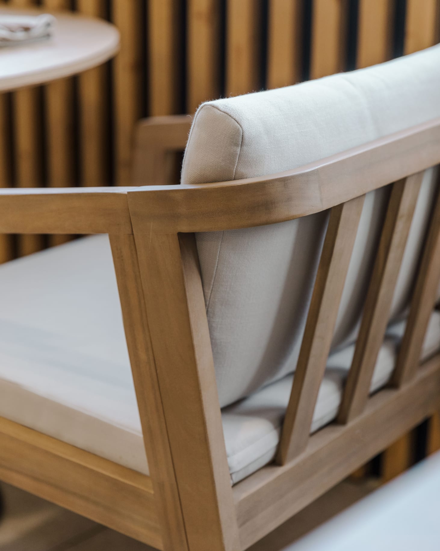 Kaela acacia wood dining chair