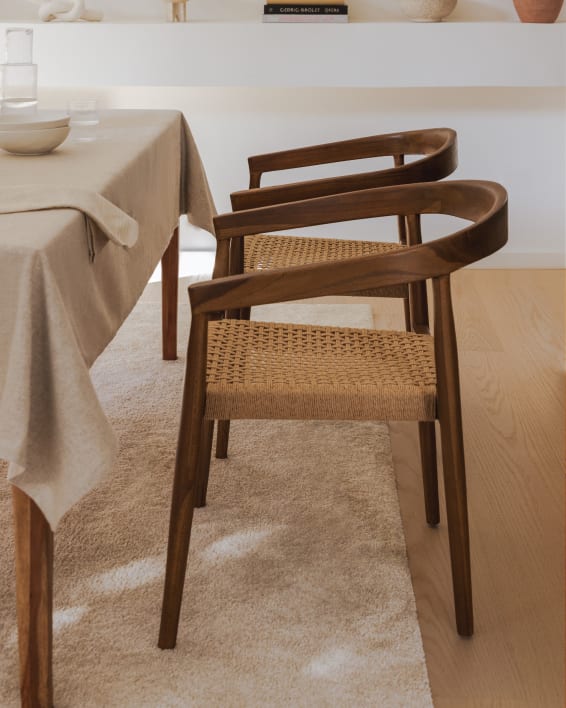 Sedia da pranzo Visby Design in legno di teak