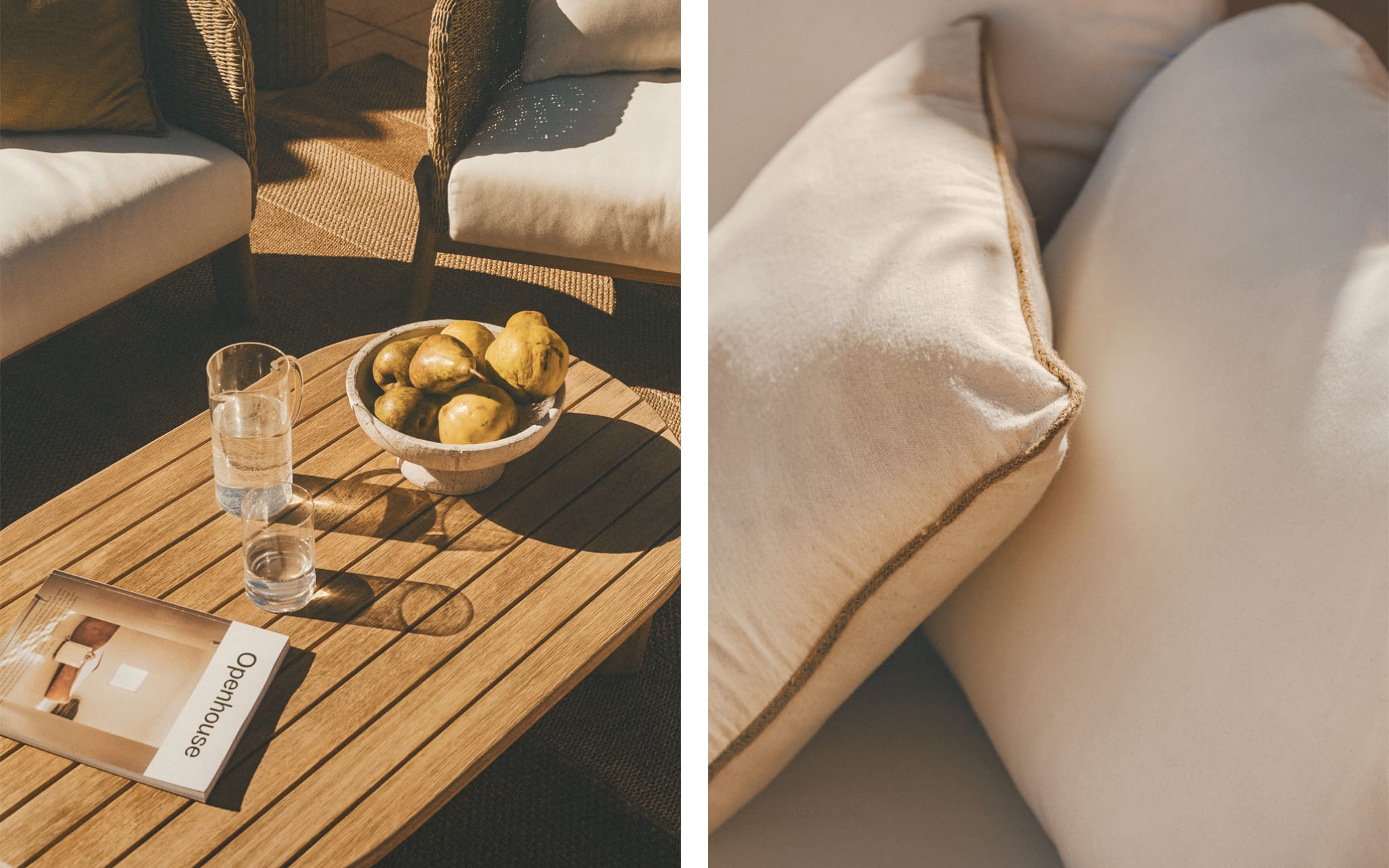 Tavolino da giardino ovale 100x60 cm in legno di acacia Leilan