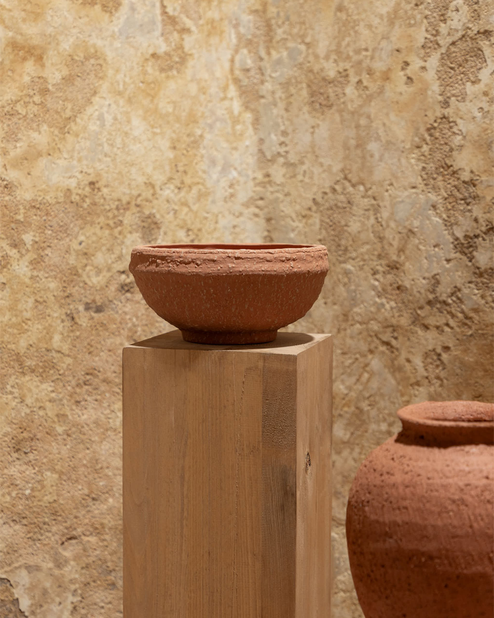 Decorative terracotta bowl Agnon