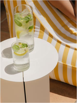 Tavolino da giardino rotondo in acciaio Gromit