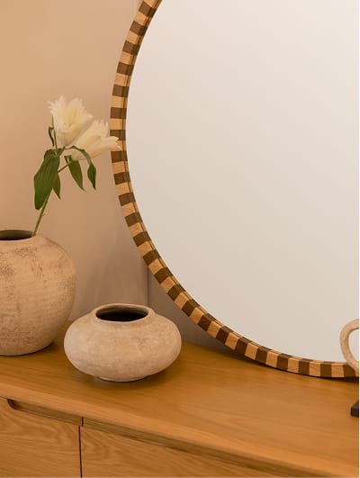 Vase ↑15 cm aus Agnon-Terrakotta