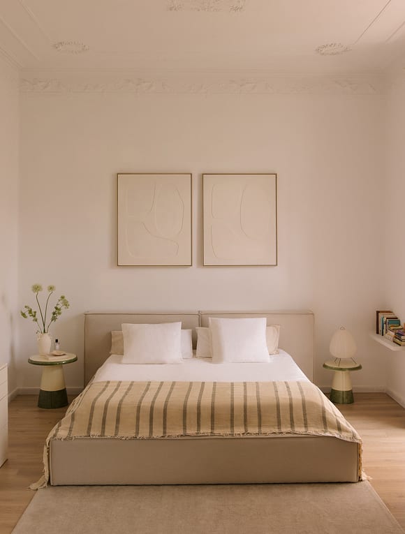 Polsterbett mit aufklappbarem Bettkasten Lunari