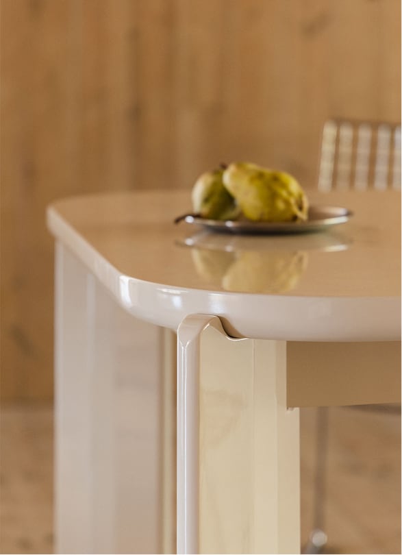 Stół jadalny prostokątny 200x100 cm z płyty MDF Genewa