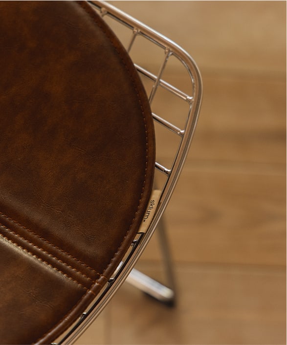 Krzesło jadalniane ze stali Renee