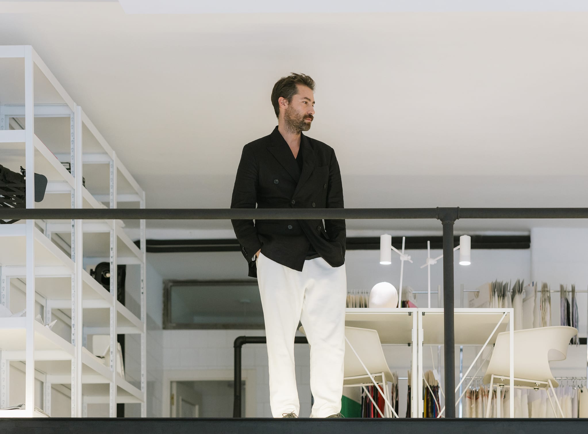 [*]Foldable Desk in MDF and Metal Andra Colors