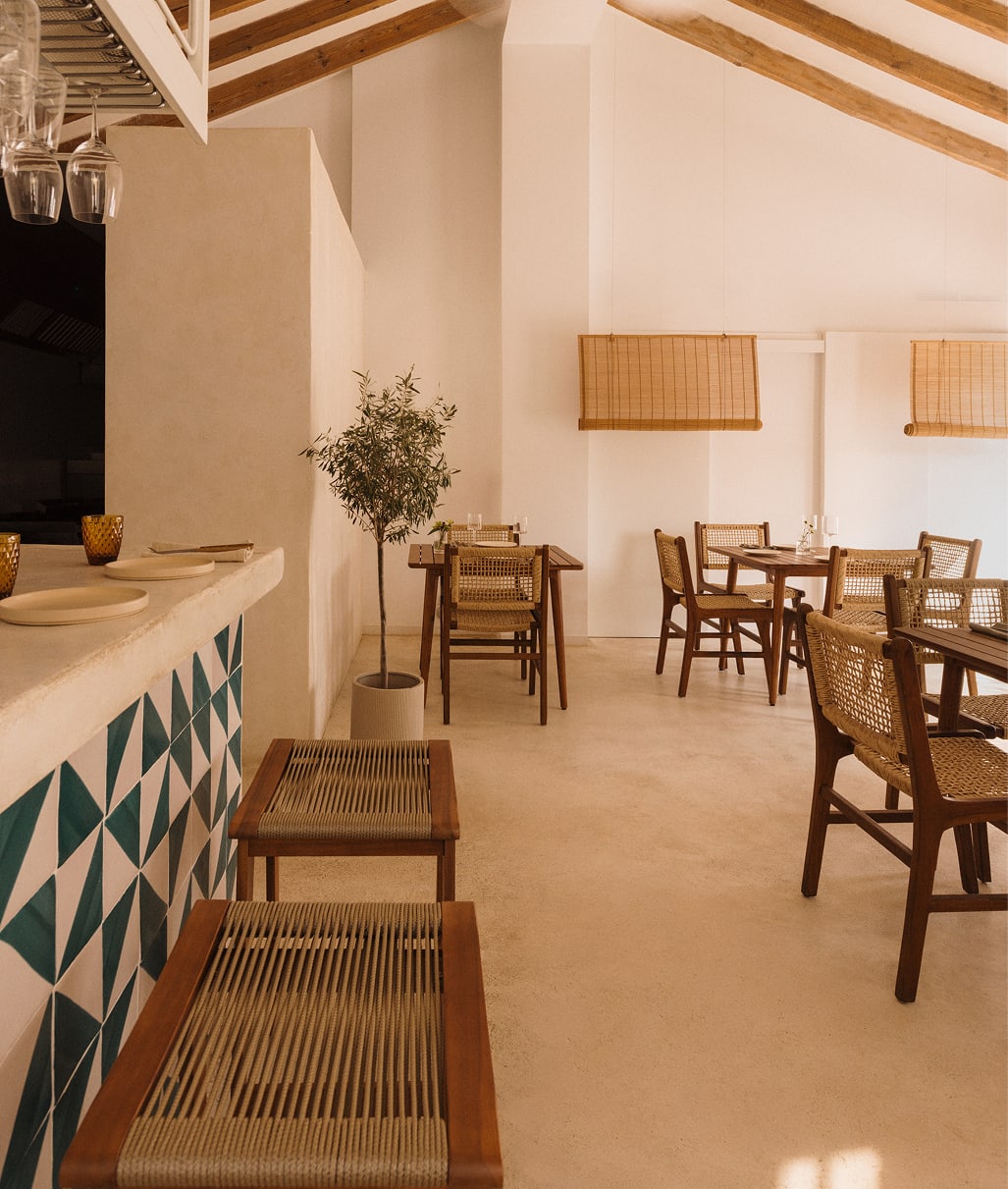 Mesa de jantar retangular extensível 160-210x90 cm em madeira de acácia Tenay