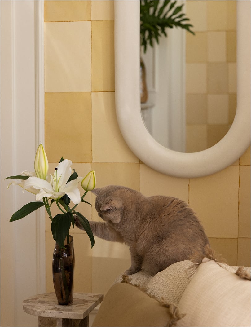 Corwel natural stone side table