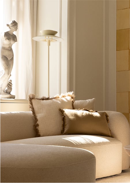 Rectangular cushion 30x50 cm in cotton Soncey