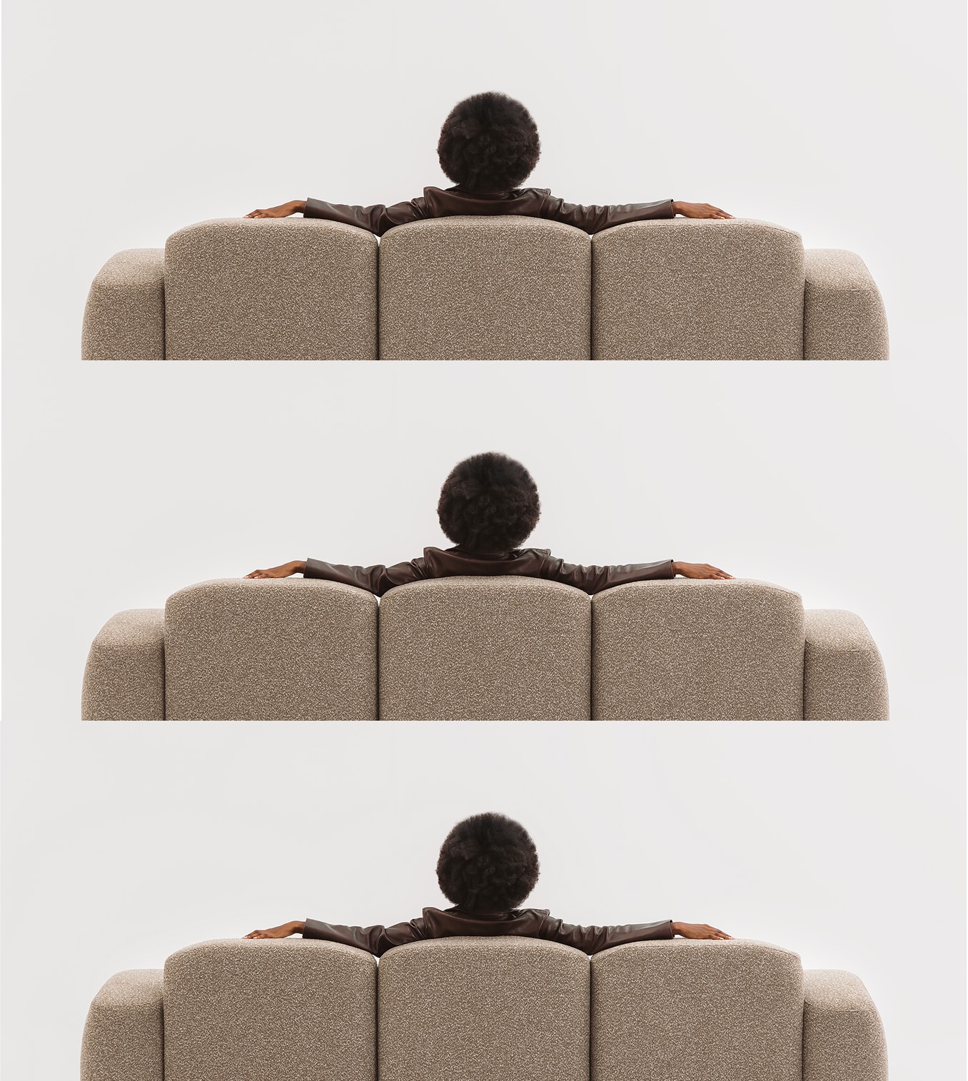 Divano componibile Bastian 3 pezzi 