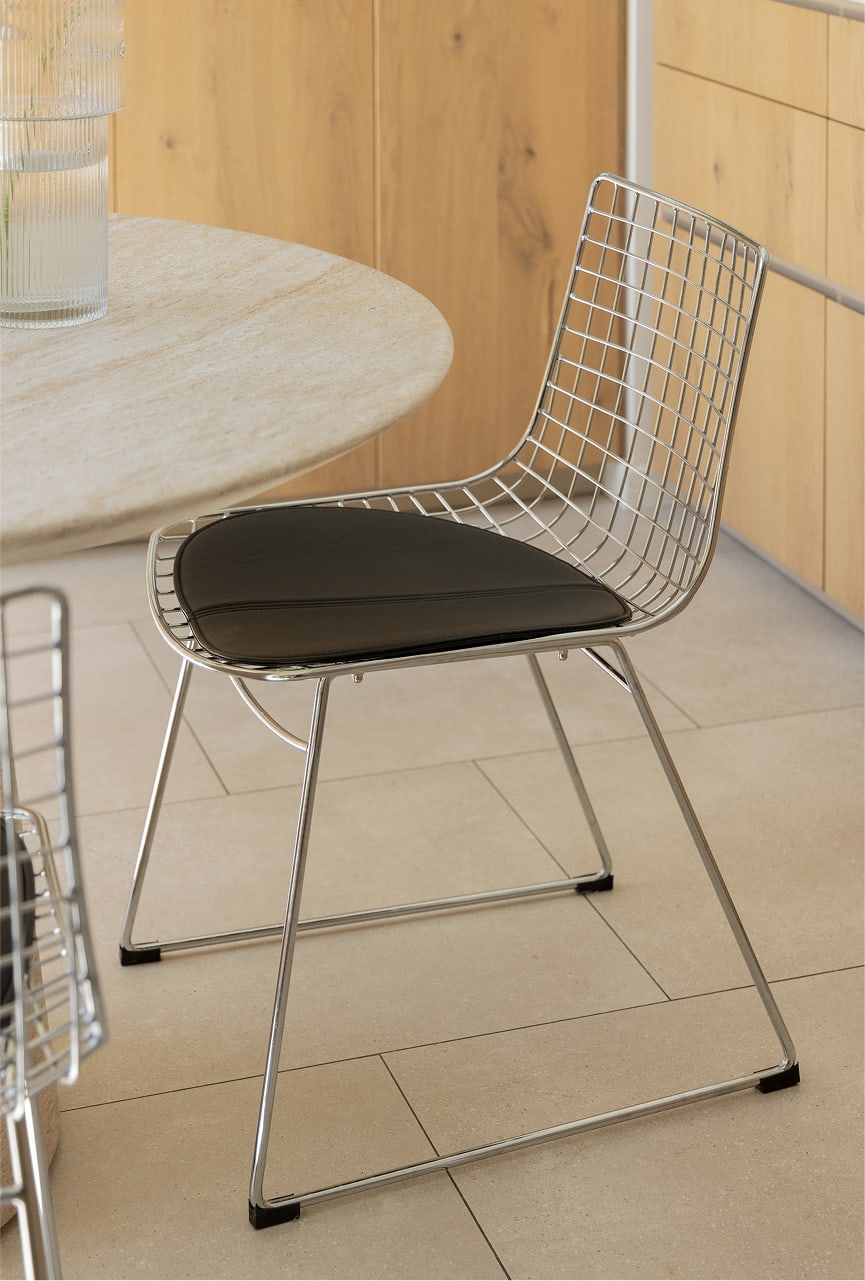 Esszimmerstuhl aus Stahl Renee