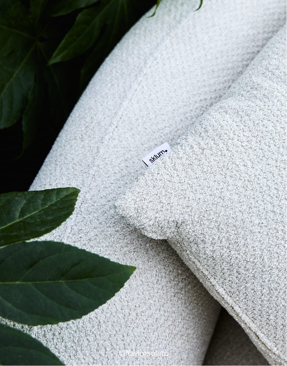 Pack de 2 sillones en chenilla Coco