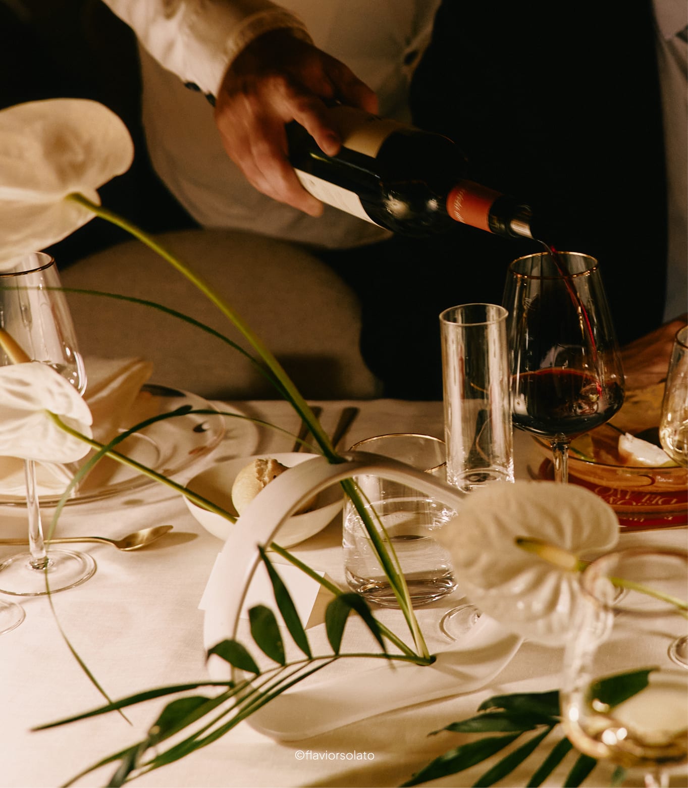 Pack de 4 copas de vino blanco en vidrio 52 cl Olaya