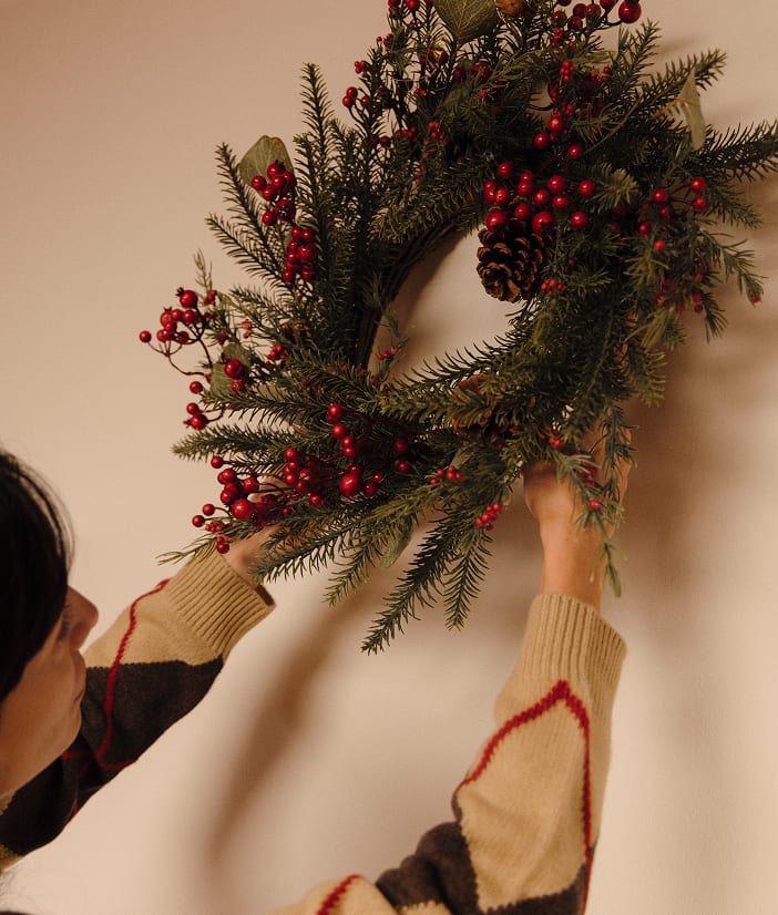 Tischdeko zu Weihnachten