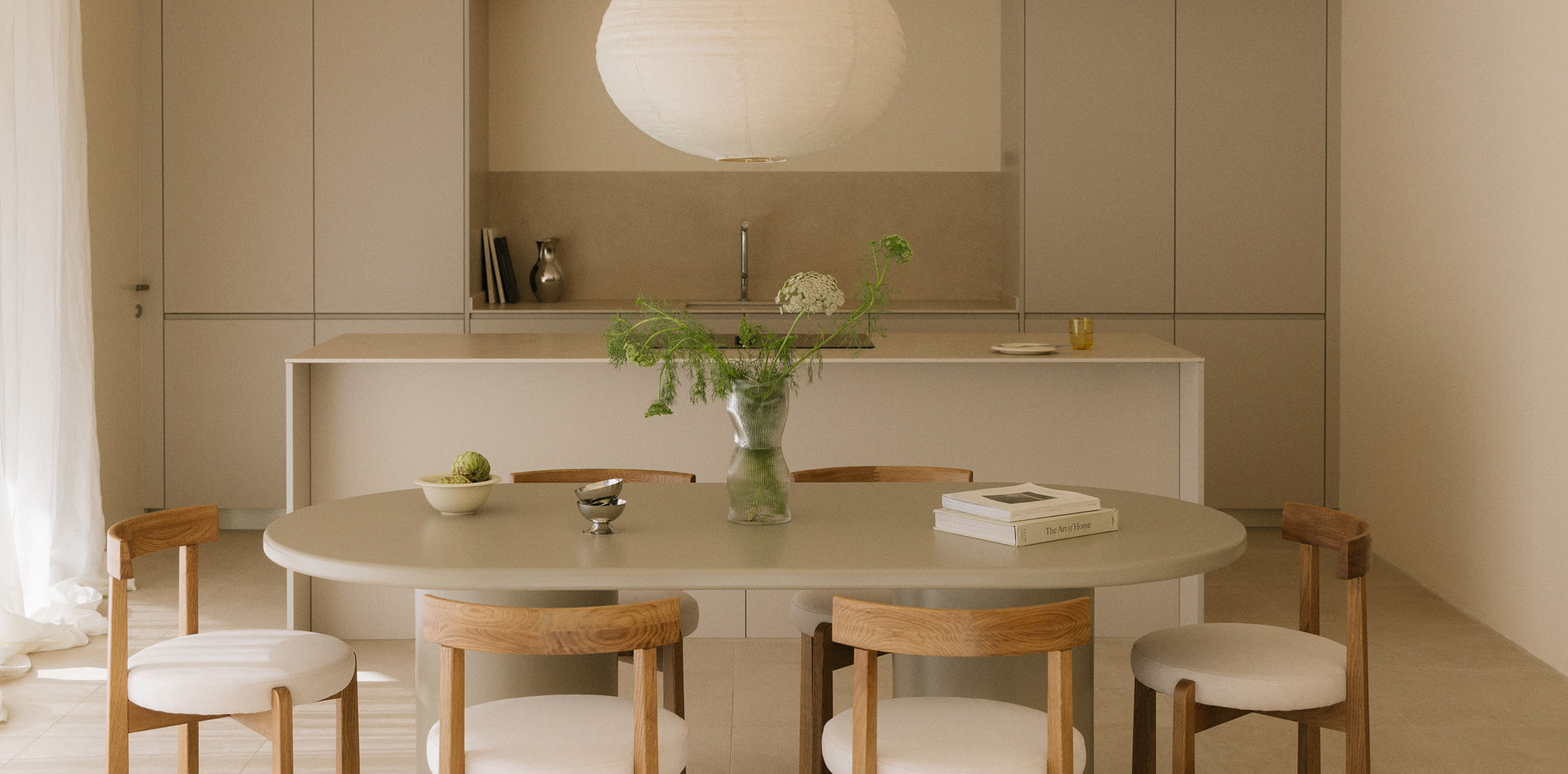 Set di 2 sgabelli alti in legno di rovere e rivestiti Manila