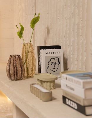 Jarrón en vidrio Brenat