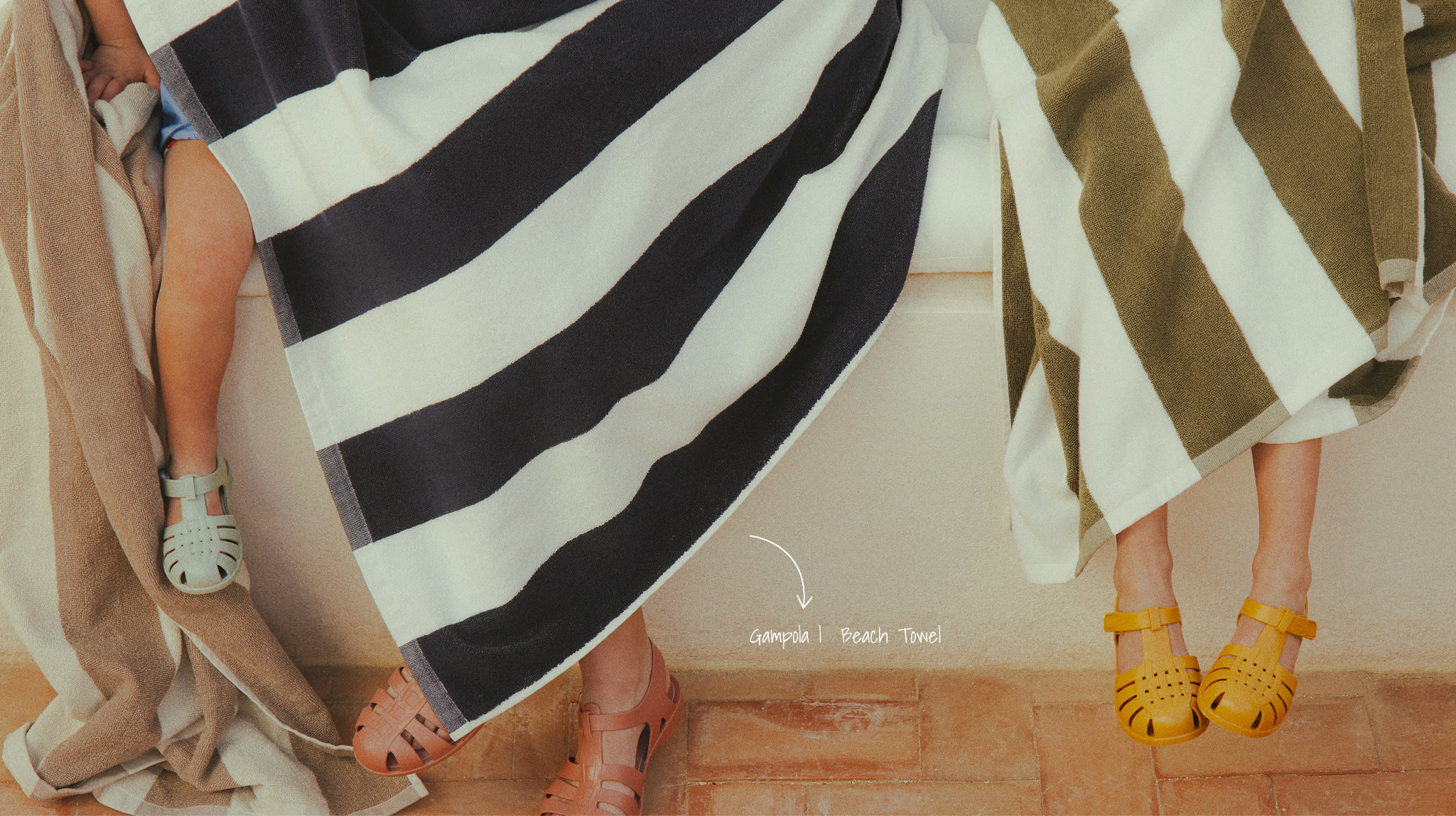 Toalla de playa en algodón Gampola