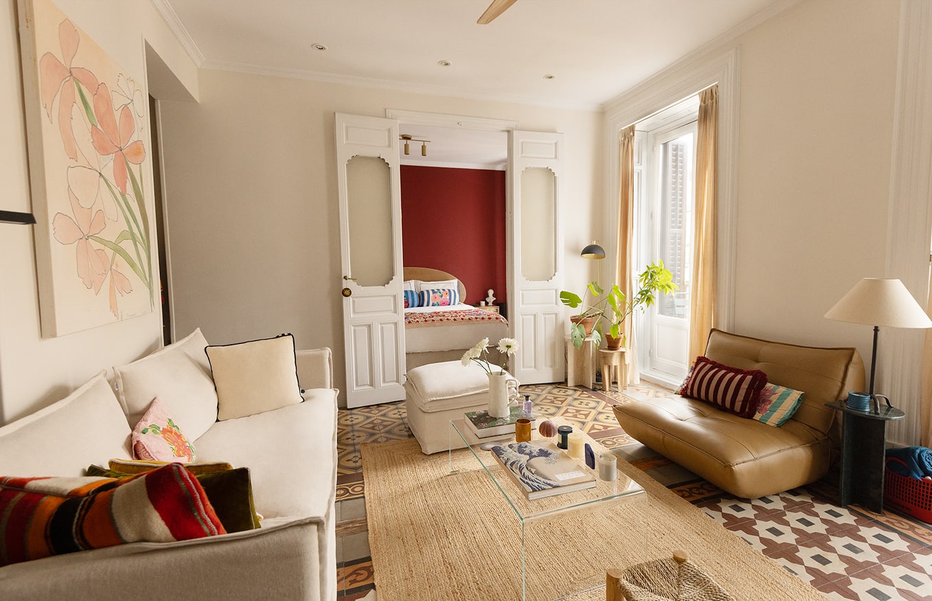 Mesa auxiliar redonda Ø35 cm en mármol Mencia