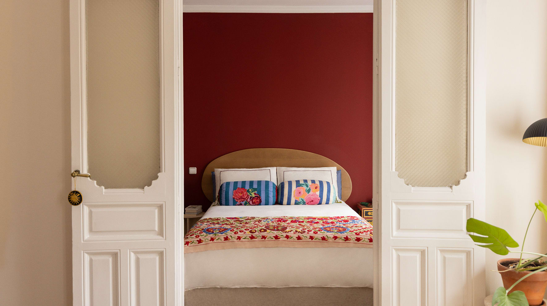 Cabecero ↔︎180 cm en madera de mango Agathe 