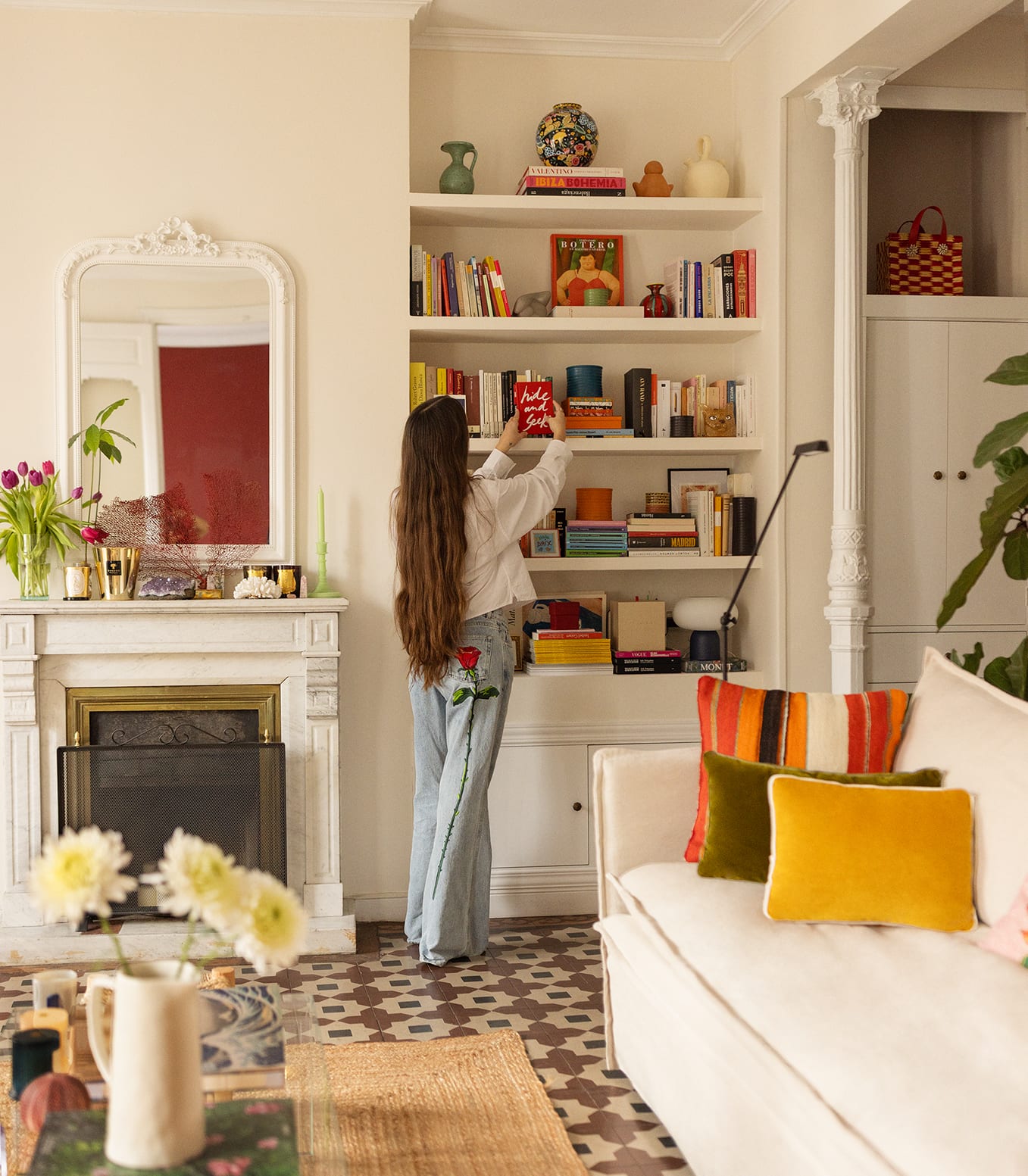 Cojín rectangular 30x40 cm en terciopelo Trincy     