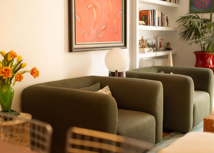 Sillón tapizado Fogler