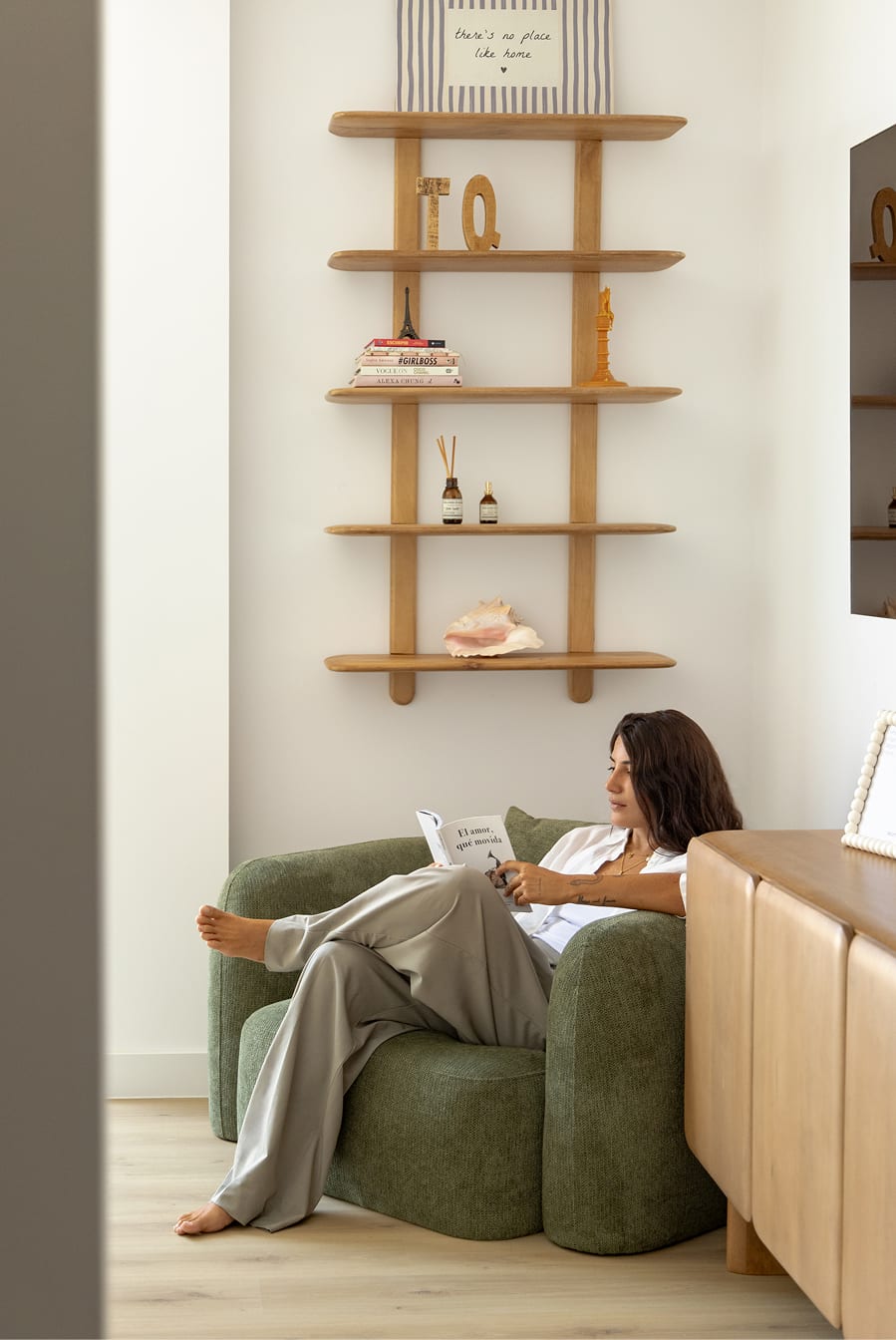 Veleta houten wandrek