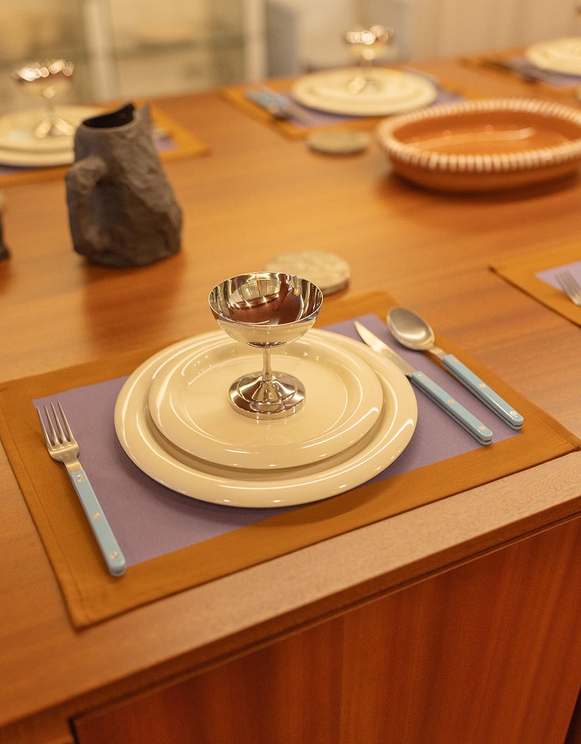 Vajilla de 12 piezas en new bone china Rylvane