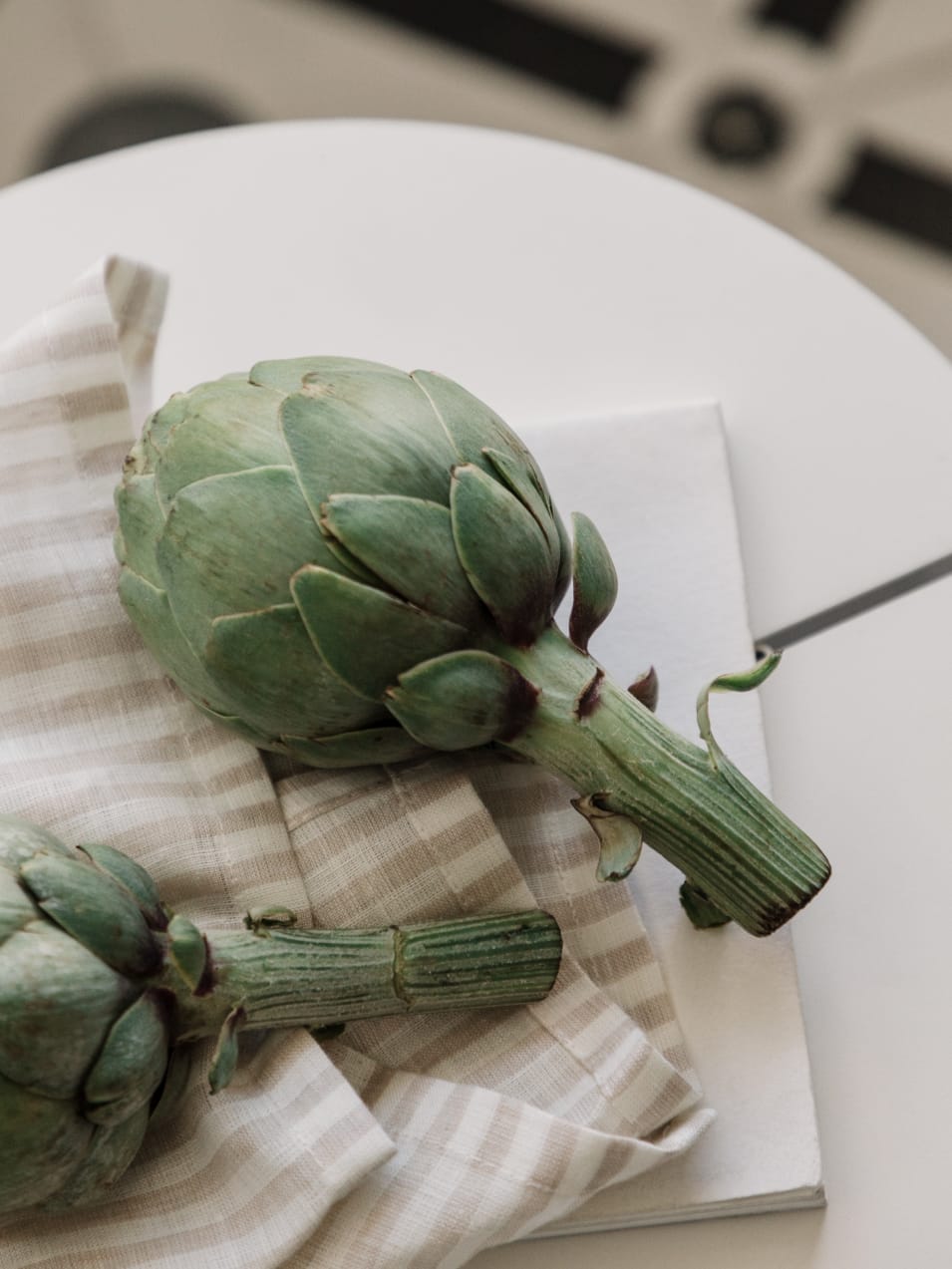 Set di 2 strofinacci da cucina in cotone Edouard