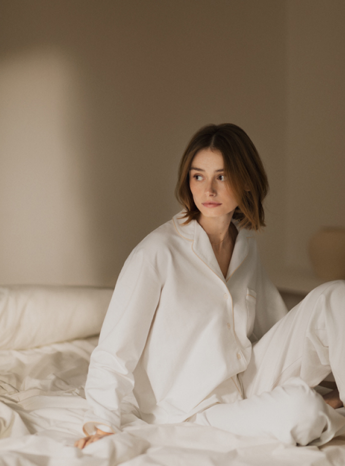 Płaski prześcieradło z bawełny perkalowej Lesia o gramaturze 180 nitek