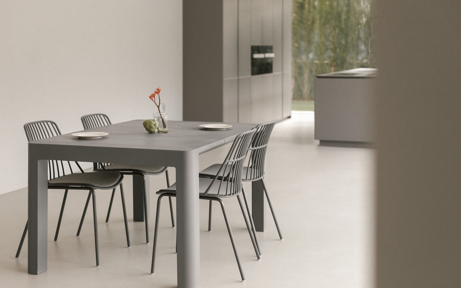 Tavolo da giardino rettangolare Arnadine