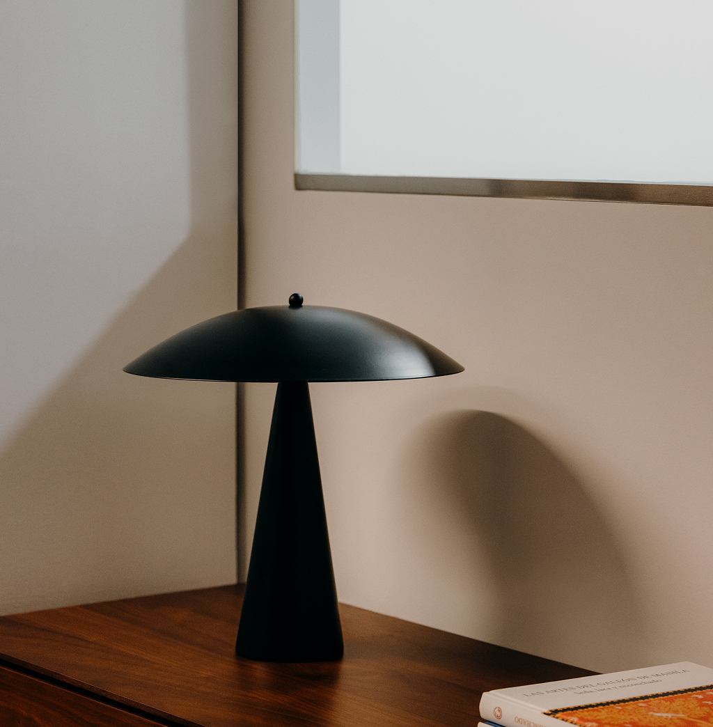 Lampe de table en fer Irune