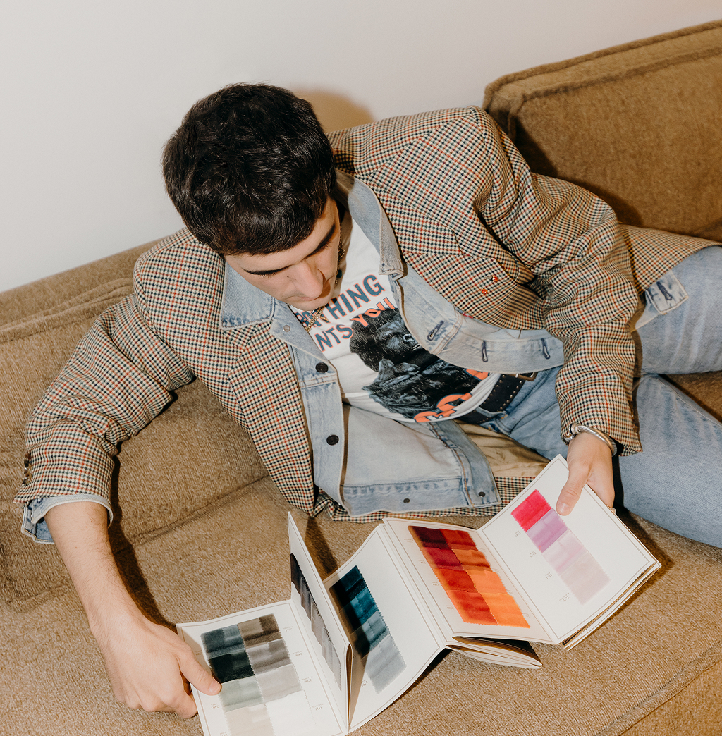 Canapé modulable 3 pièces en tissu Vermont