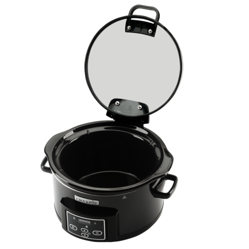 Slow Cooker 4.7L Digital HingedLid CrockPot, 4.7L, capac retractabil, 3