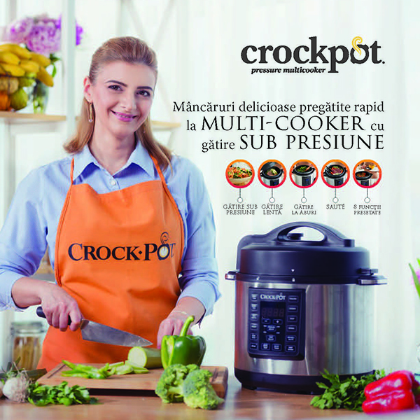 Carte rețete pregătite rapid la Express Multicooker cu gătire sub presiune Crockpot Carte rețete pregătite rapid la Express Multicooker cu gătire sub presiune Crockpot