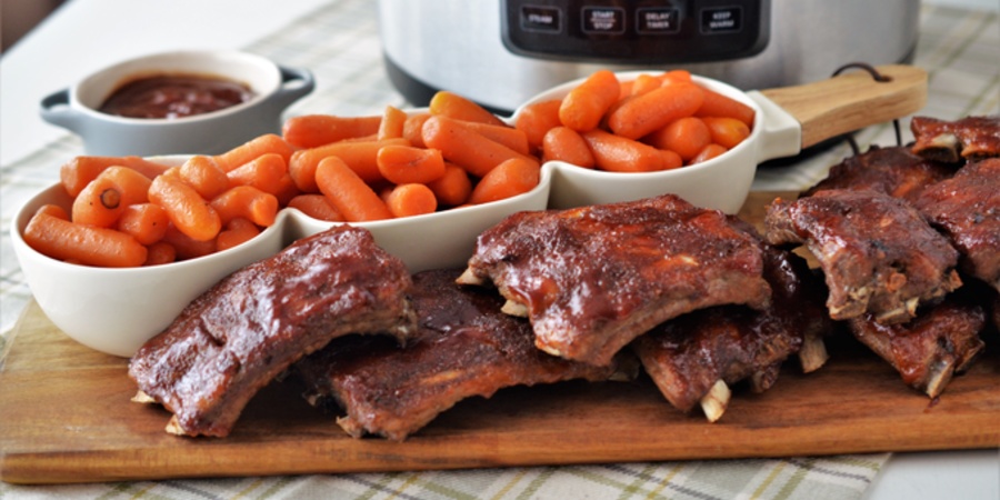Rețetă costițe de porc în bere la Multicooker Crockpot Express cu gătire sub presiune by Teos Kitchen