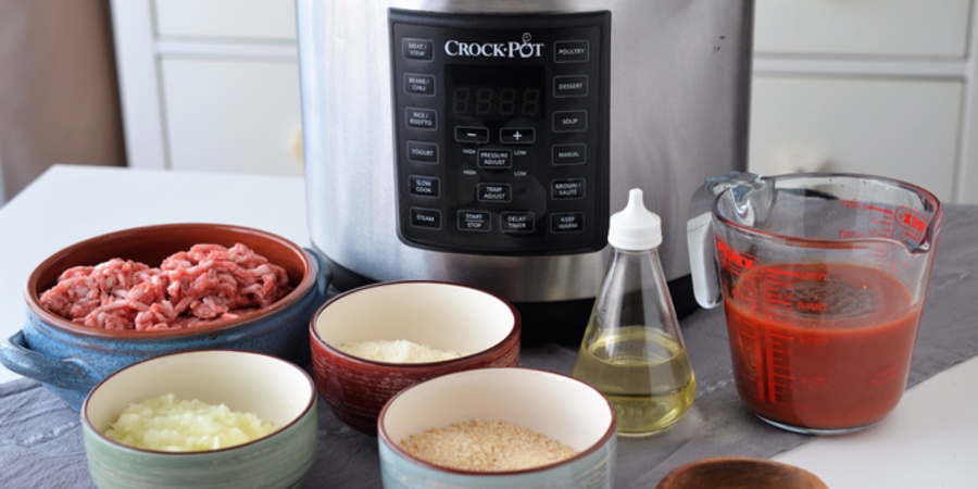 Rețetă Chifteluțe cu piure de cartofi la Multicooker Crockpot Express cu gătire sub presiune by Teos Kitchen