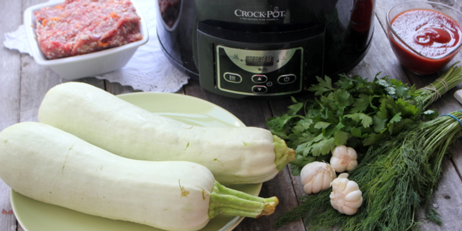 Rețetă dovlecei umpluți la Slow Cooker Crockpot 4.7L Digital by Lauras Sweets