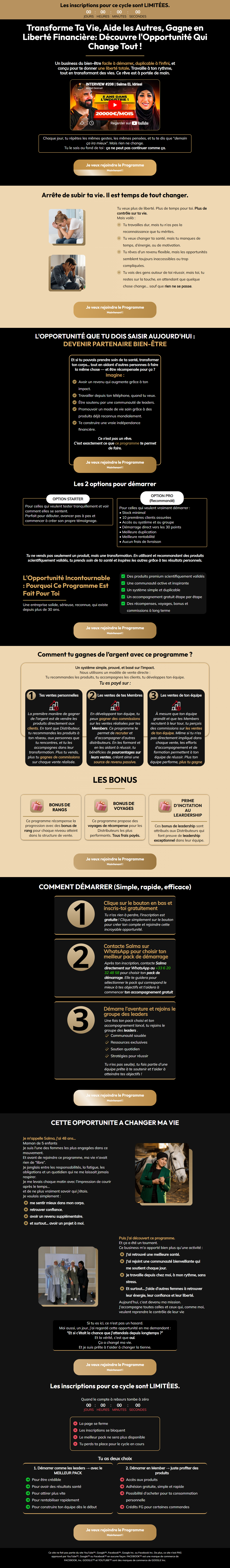 Page de vente — Réalisation 1