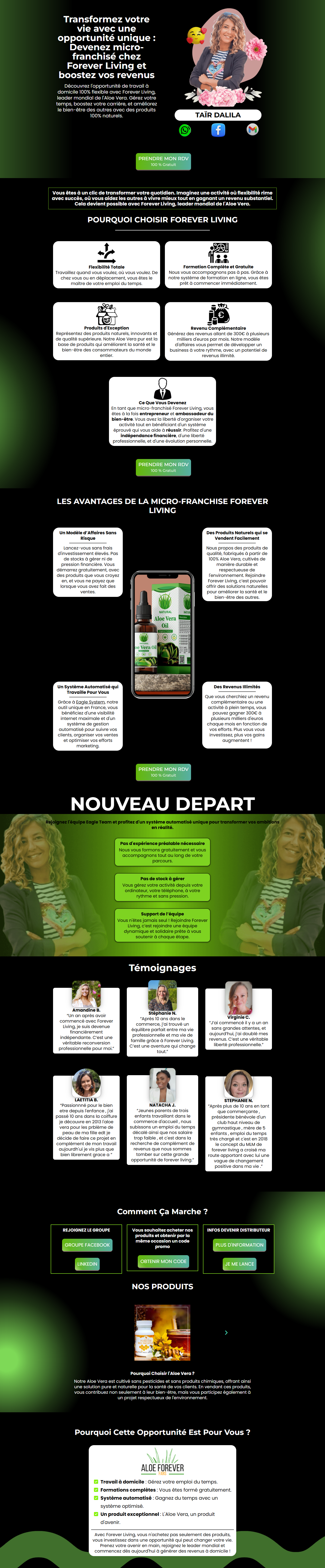 Page de vente — Réalisation 5