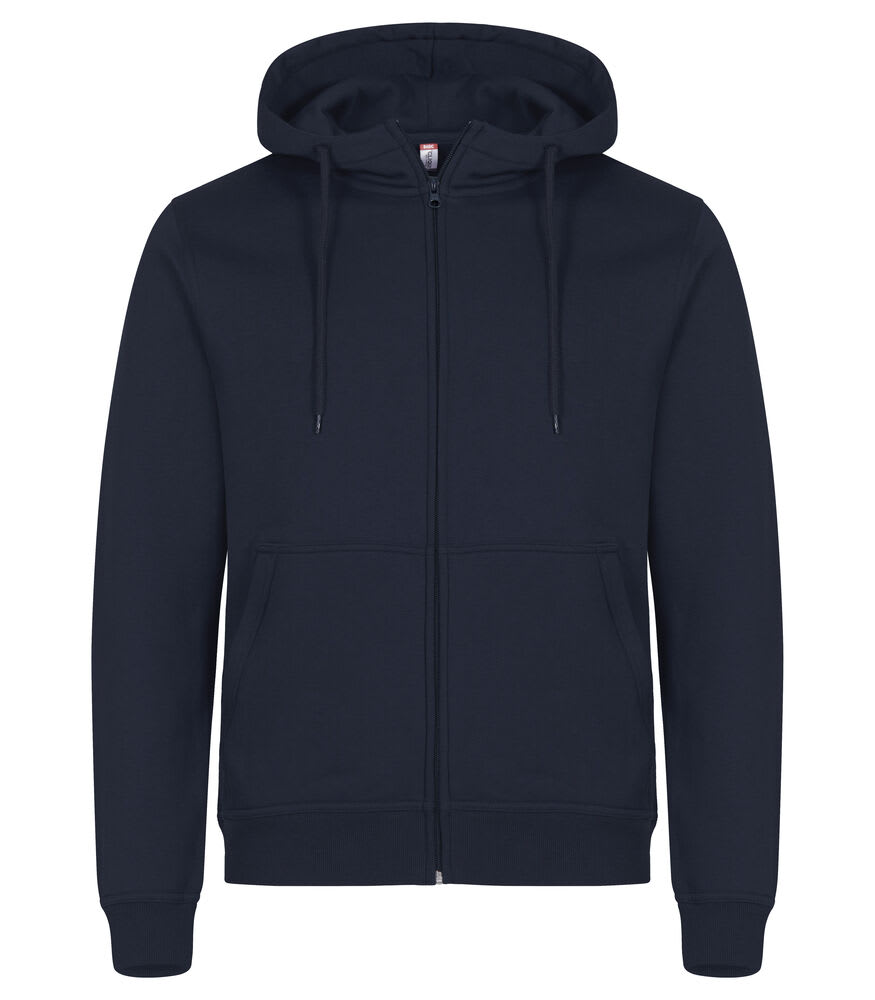 CLIQUE MIAMI HOODY FULL ZIP, MARINE