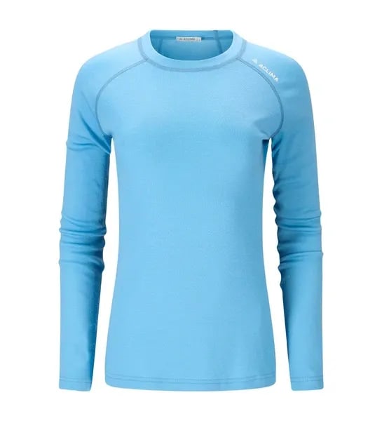 ACLIMA WARMWOOL CREWNECK W, TURKIS