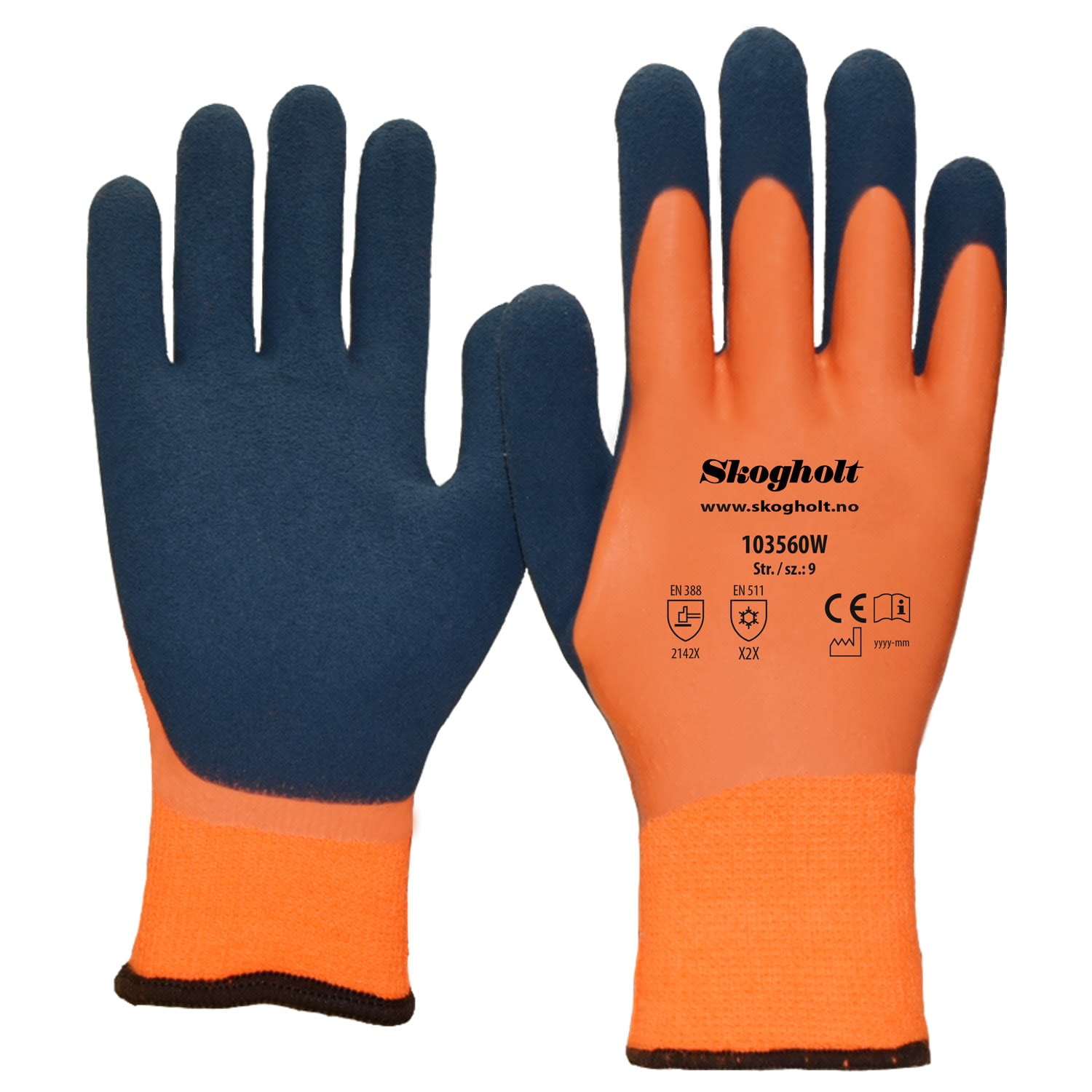 SKOGHOLT SOFT GRIP VINTERHANSKE I LATEX, HELDYPPET