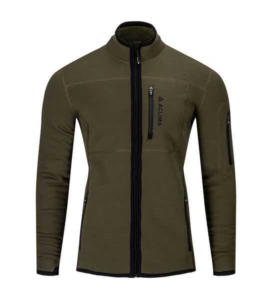 ACLIMA FLEECEWOOL V2 JACKET M, GRØNN
